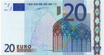 ЕЦБ показал новую купюру достоинством 20 евро