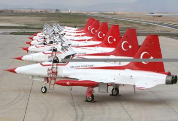 Турецкие истребители вылетели наперерез российским военным самолётам