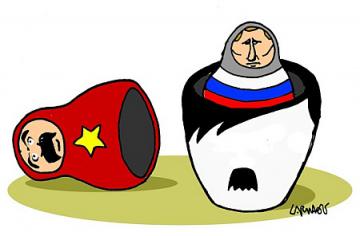 Путин стал «героем» карикатурного жанра (ФОТО)