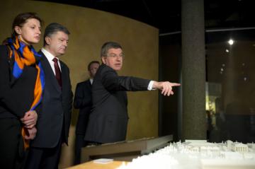Украинский президент побывал в святая святых МОК (ФОТО)