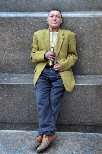 Во Львове живет самый модный бомж в мире (ФОТО)