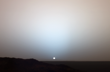 Закат Солнца на Марсе (ВИДЕО)