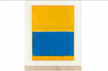 Картина в цветах украинского флага установила рекорд на Sotheby's (ВИДЕО)