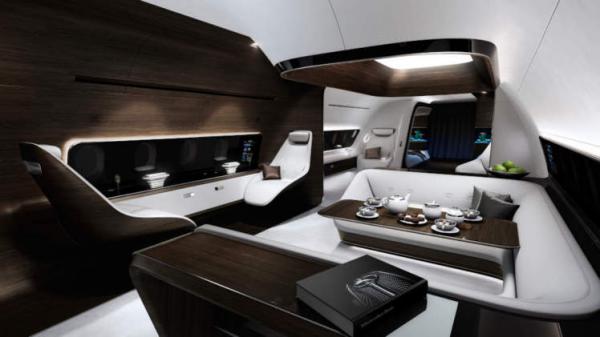 Mercedes-Benz разработал VIP-кабину для самолета (ФОТО)