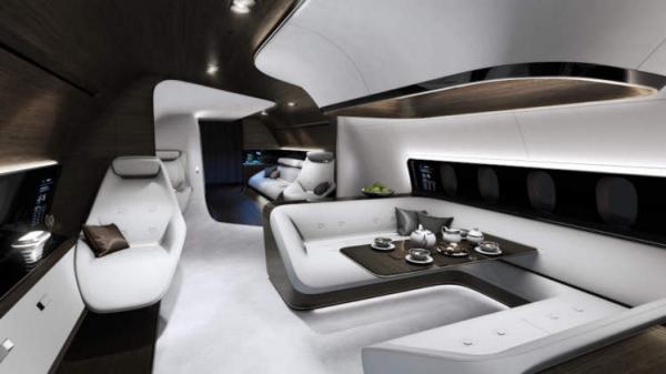 Mercedes-Benz разработал VIP-кабину для самолета (ФОТО)