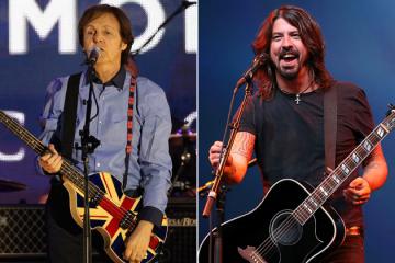 Лидер популярной группы Foo Fighters стал неожиданным гостем на концерте Пола Маккартни (ВИДЕО)