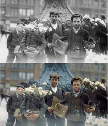 20 старинных фотографий приобрели цвет благодаря Photoshop (ФОТО), (ВИДЕО)