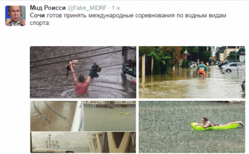 Развлечения в Сочи во время потопа (ФОТО)