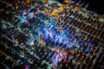 Город, который никогда не спит. Захватывающие снимки ночного Нью-Йорка (ФОТО)
