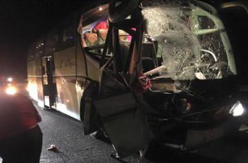 В Испании разбился автобус с болельщиками сборной Гибралтара