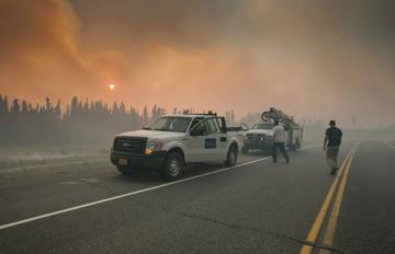 В Аляске бушует стихийное бедствие, 200 жителей эвакуированы (ФОТО)
