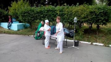 В Виннице горела больница (ВИДЕО)