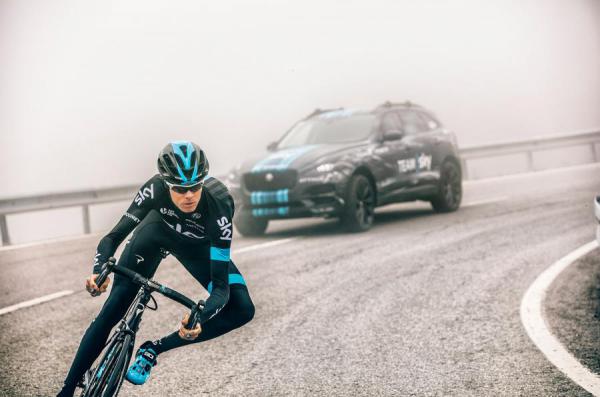 Team Sky выбирает кроссовер Jaguar F-Pace (ФОТО)