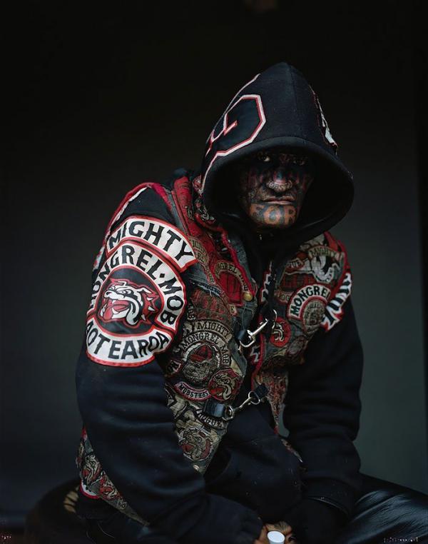 Захватывающие снимки членов бандитской группировки Новой Зеландии (ФОТО)