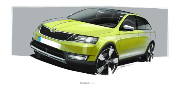 Skoda Rapid разогнали до версии Scoutline (ФОТО)