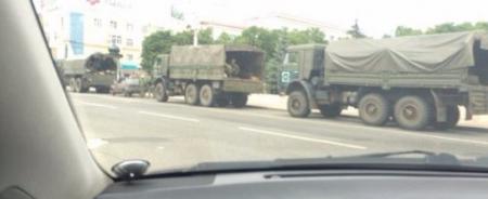 В Луганск прибыло военное пополнение из РФ (ФОТО)