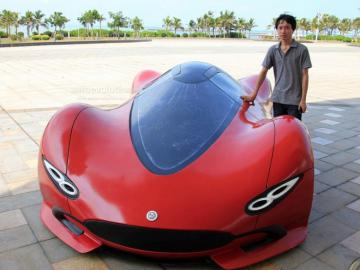 Житель Китая построил самый дешевый суперкар на планете (ФОТО)