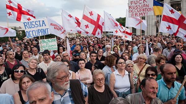 Грузины сказали: "Stop Russia!" (ФОТО)