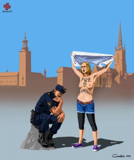 Полицейские всего мира глазами карикатуриста (ФОТО)