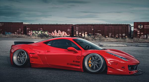 Уникальная Ferrari 458 в японском стиле от Liberty Walk (ФОТО)