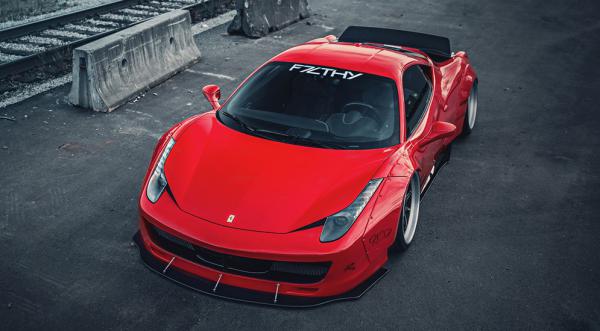 Уникальная Ferrari 458 в японском стиле от Liberty Walk (ФОТО)