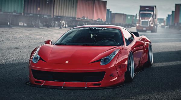 Уникальная Ferrari 458 в японском стиле от Liberty Walk (ФОТО)