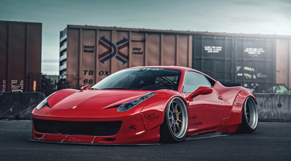 Уникальная Ferrari 458 в японском стиле от Liberty Walk (ФОТО)