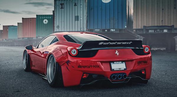 Уникальная Ferrari 458 в японском стиле от Liberty Walk (ФОТО)