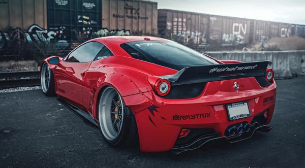 Уникальная Ferrari 458 в японском стиле от Liberty Walk (ФОТО)