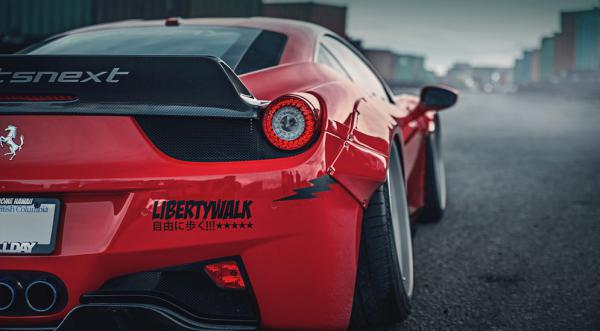 Уникальная Ferrari 458 в японском стиле от Liberty Walk (ФОТО)