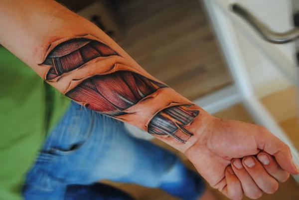 Невероятно реалистичные 3D-татуировки (ФОТО)