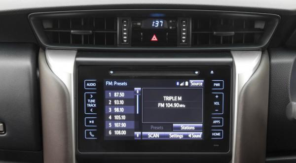 Toyota показала салон обновленного Fortuner (ФОТО)