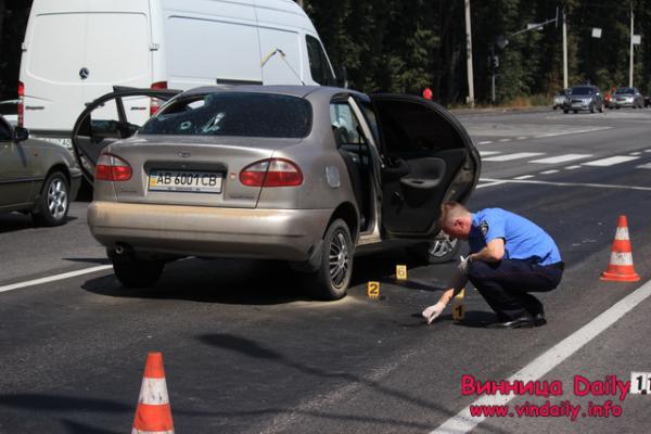 Стрельба в Виннице среди белого дня (ФОТО)