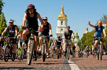 Киев – идеальный город для велосипедистов