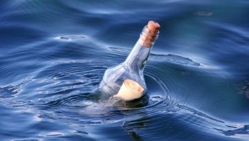 У берегов Германии обнаружили бутылку с посланием из ХХ века