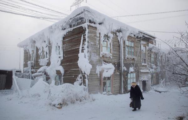 Экстремальный туризм. Самый холодный город в мире (ФОТО)