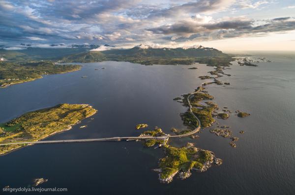 Атлантическая трасса - самая красивая постройка Норвегии (ФОТО)