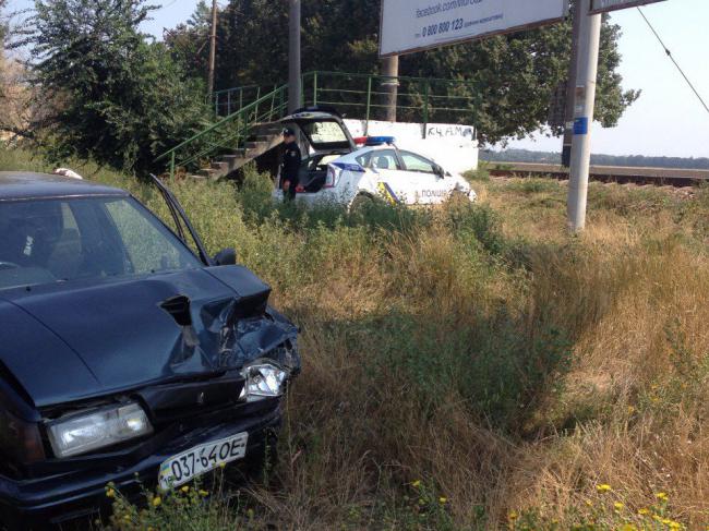 Одесские полицейские попали в первое ДТП (ФОТО)
