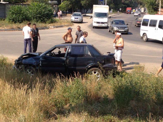 Одесские полицейские попали в первое ДТП (ФОТО)