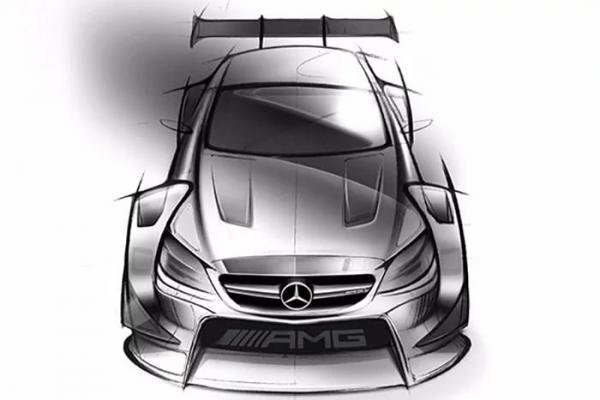 В Интернете появились первые изображения нового гоночного авто от Mercedes (ФОТО)
