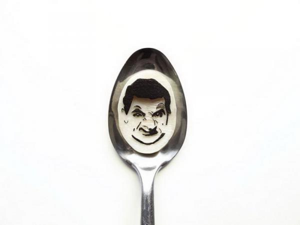 Ложка – лучшее полотно для картин (ФОТО)