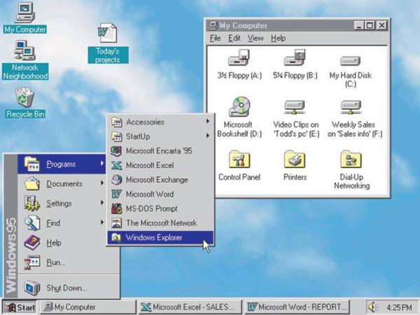 Эволюция Windows: как менялась самая популярная ОС за 30 лет (ФОТО)