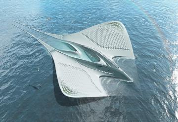 Архитектор из Франции презентовал проект города на воде (ФОТО)