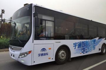 В Китае прошел успешный тест-драйв беспилотного автобуса