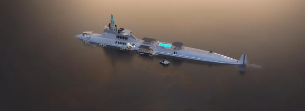 Роскошь гигантских размеров. Необычная подводная яхта (ФОТО)