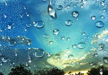 Очищающее воздействие дождевых капель на атмосферу