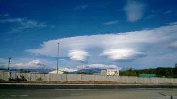 Необычные облака над Камчаткой (ФОТО)