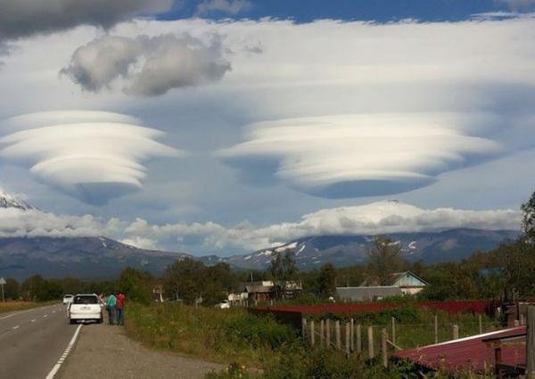 Необычные облака над Камчаткой (ФОТО)