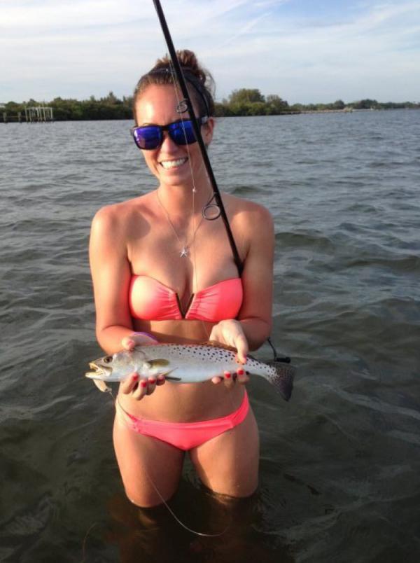 Очаровательные девушки-рыболовы (ФОТО)