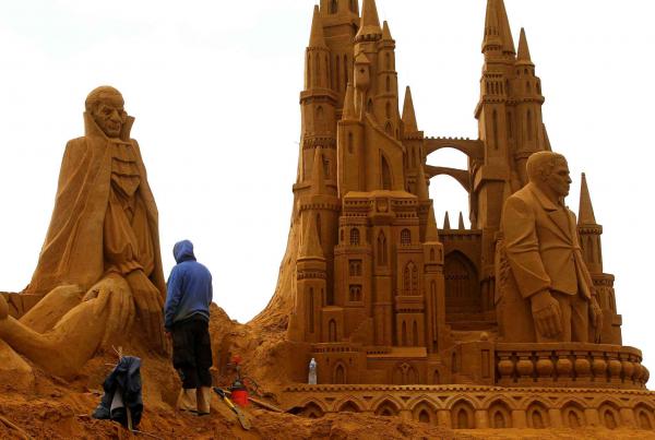 Фестиваль скульптур из песка в Китае (ФОТО)